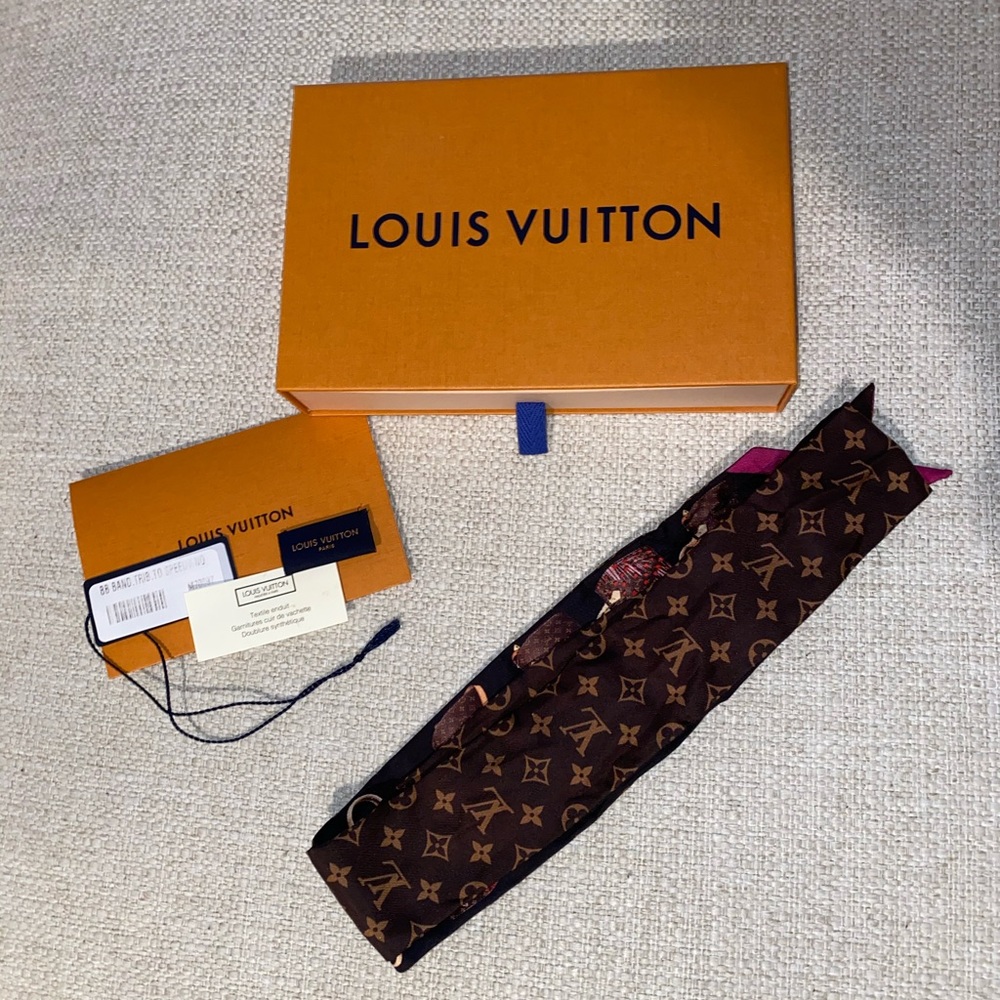 Louis Vuitton Silk Bandeau Scarf Limited Edition